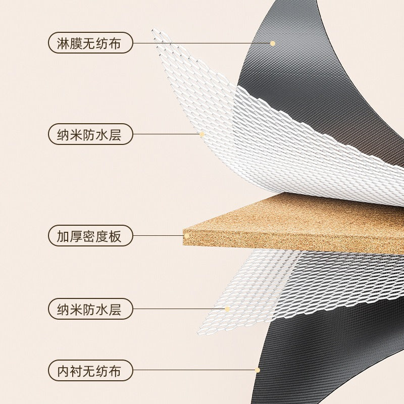 Laminated non-woven fabric single window thickened steel frame storage box, large-capacity folding storage for household clothes, moving storage box