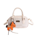 New korean style bowling bag for women - spring's hottest, high-value shoulder bag, handbag, trendy & versatile commuter crossbody bag