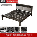 Extra thick iron frame bed carbon steel bed rental house assembled iron bed bold dormitory iron bed bedroom simple bed big sale
