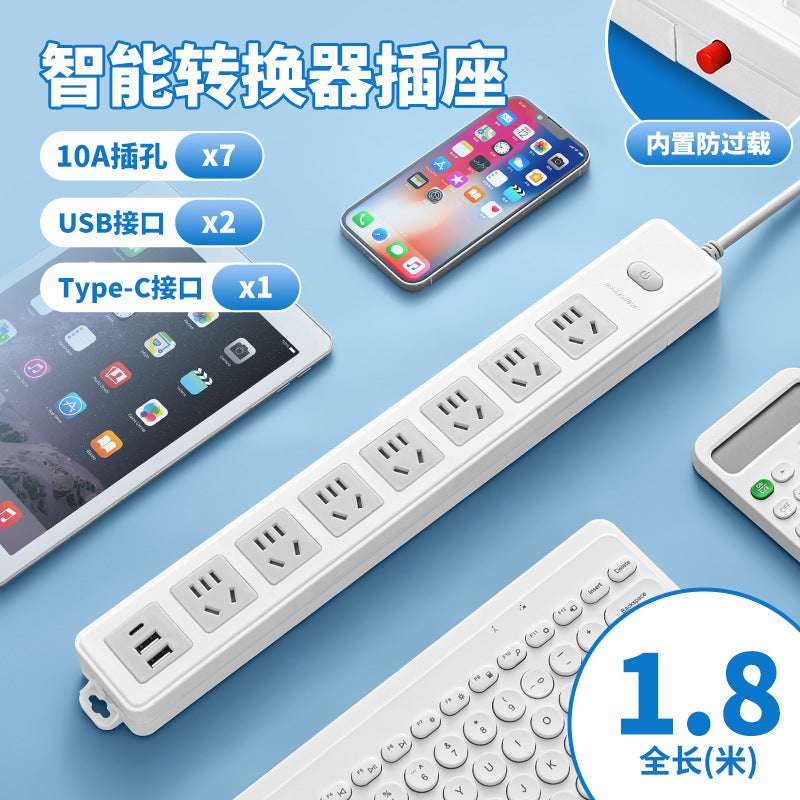 Multi-socket wireless power strip without cord socket with usb connection power strip self-wiring converter power strip power strip