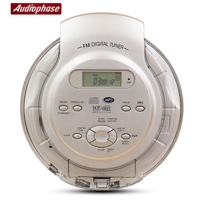 Brand new audiophase portable cd player - supports english cds