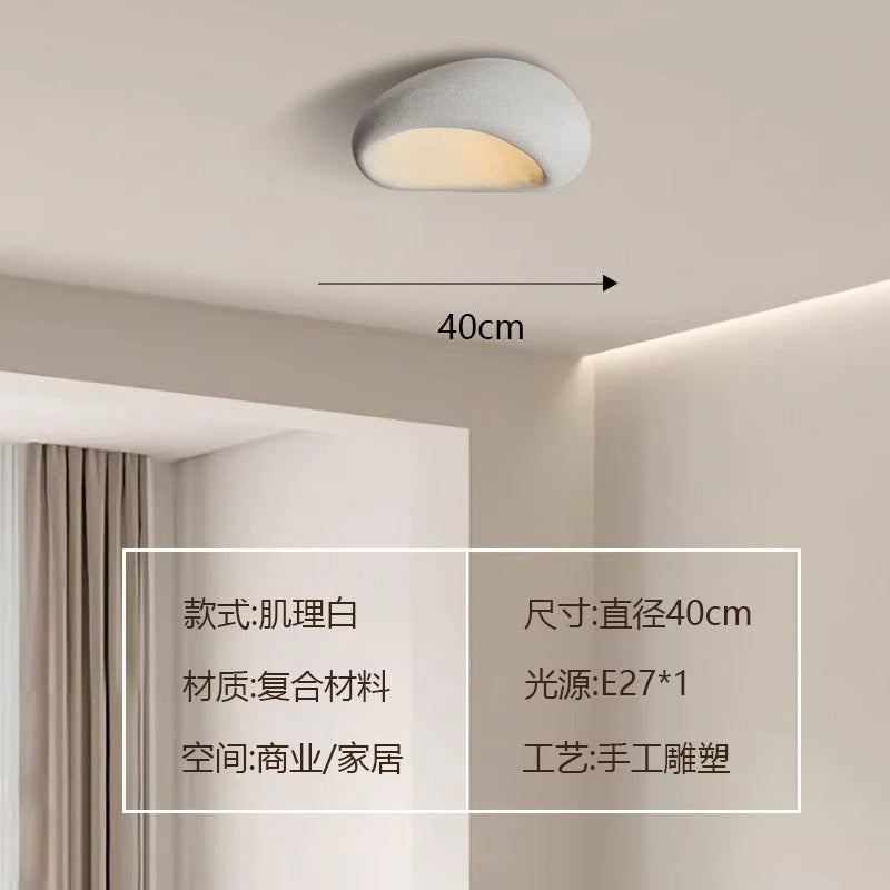 Ceiling light Japanese wabi-sabi wind retro industrial wind bedroom light room lighting designer