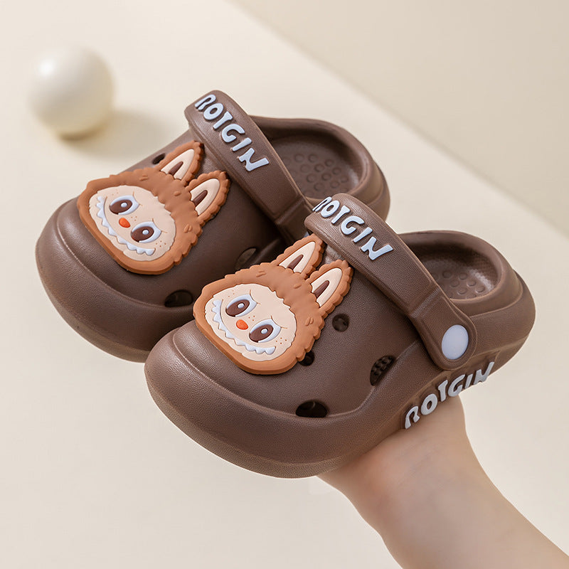 Kids' clogs: summer indoor anti-slip cartoon sandals for girls and boys (toddler to big kid sizes) - perfect for indoor use, outdoor wear, and beach days