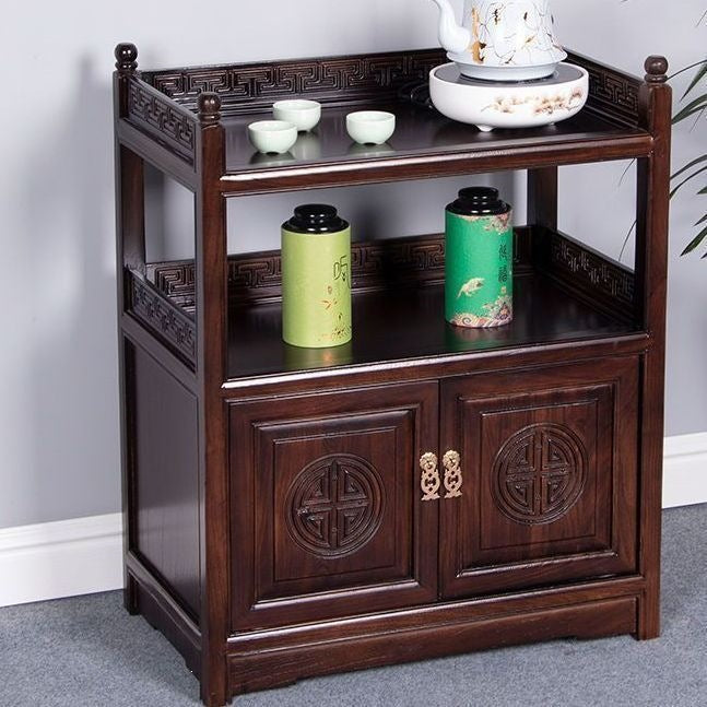 Living room tea cabinet old elm chinoiserie tea table solid wood sideboard sofa side cabinet restaurant wine cabinet locker