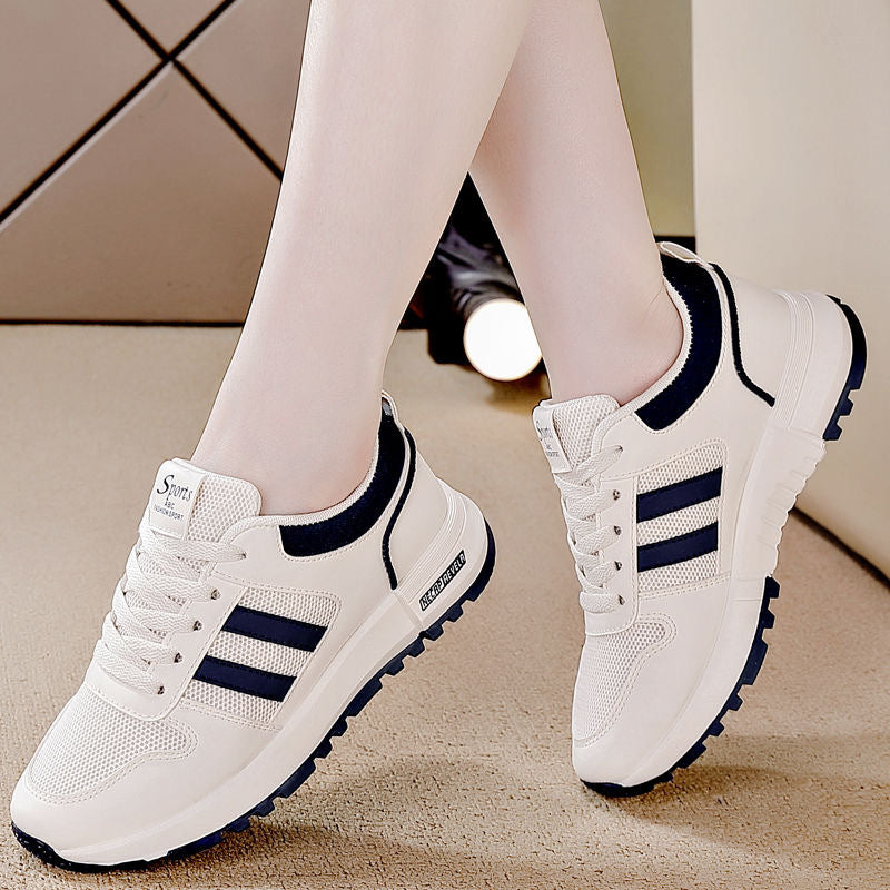 wholesale women's soft-soled casual sneakers, versatile athletic shoes, breathable mesh running shoes, lightweight travel shoes, and women's skate shoes