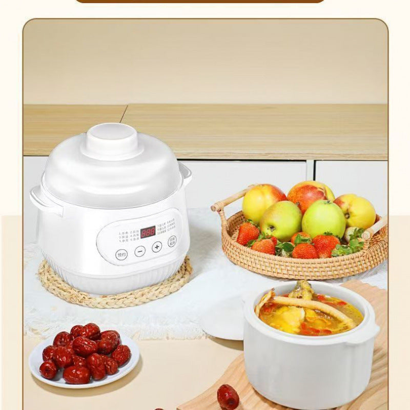 Electric stew pot, electric casserole, ceramic electric cooking pot, bird's nest stew pot, water-proof stew soup pot, electric stew pot, special price