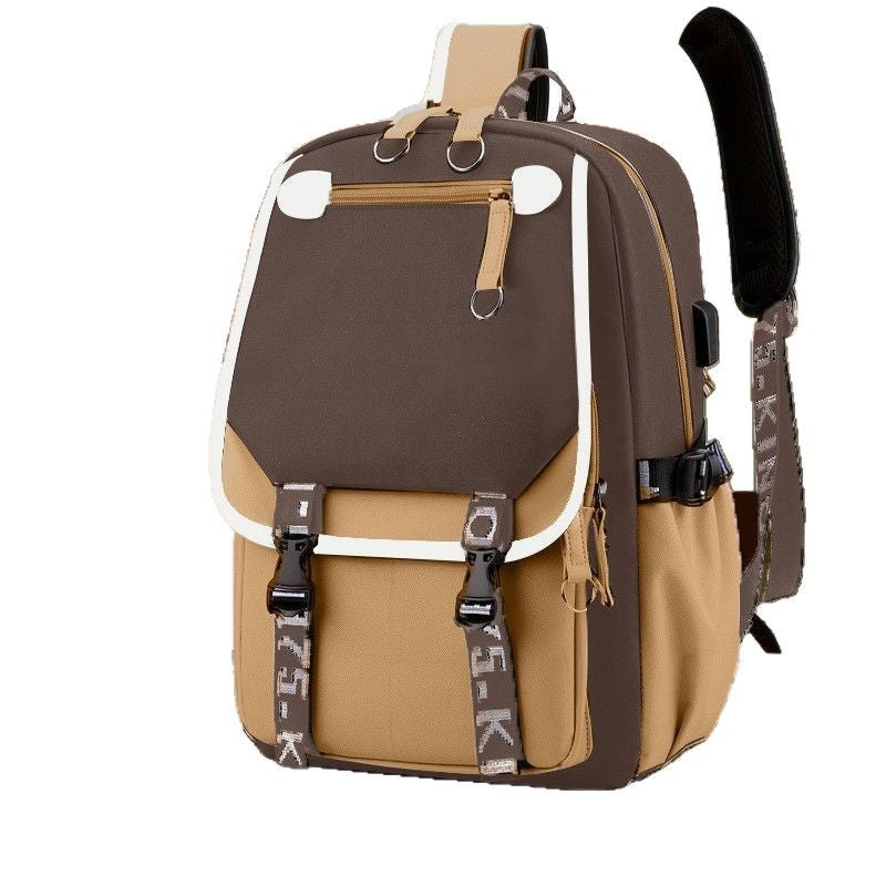Primary school students' new Kapibara schoolbag boys and girls lightweight cartoon capybara large-capacity spine protection children's backpack