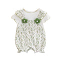 Baby rompers summer outfit fashionable bodysuit short sleeve triangle romper newborn infant summer thin casual