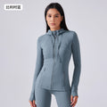 Women's yoga jacket - new hooded drawstring jacket, slim fit, versatile, slimming, running, sports & fitness apparel daw204