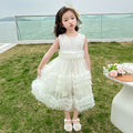 Export girl girl princess dresssummer tutu sundress new arrival girl sweet foreign style mesh fresh explosion