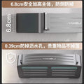 Gun gray bathroom storage rack bathroom toilet punch-free bathroom sink corner wall-mounted storage rack