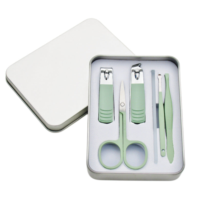 Stainless steel nail clipper three-piece gift set - cuticle nippers, manicure kit, wholesale nail clipper set