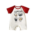 Baby romper short sleeve summer outfit - lightweight summer clothes for babies and infants - adorable crawling suit