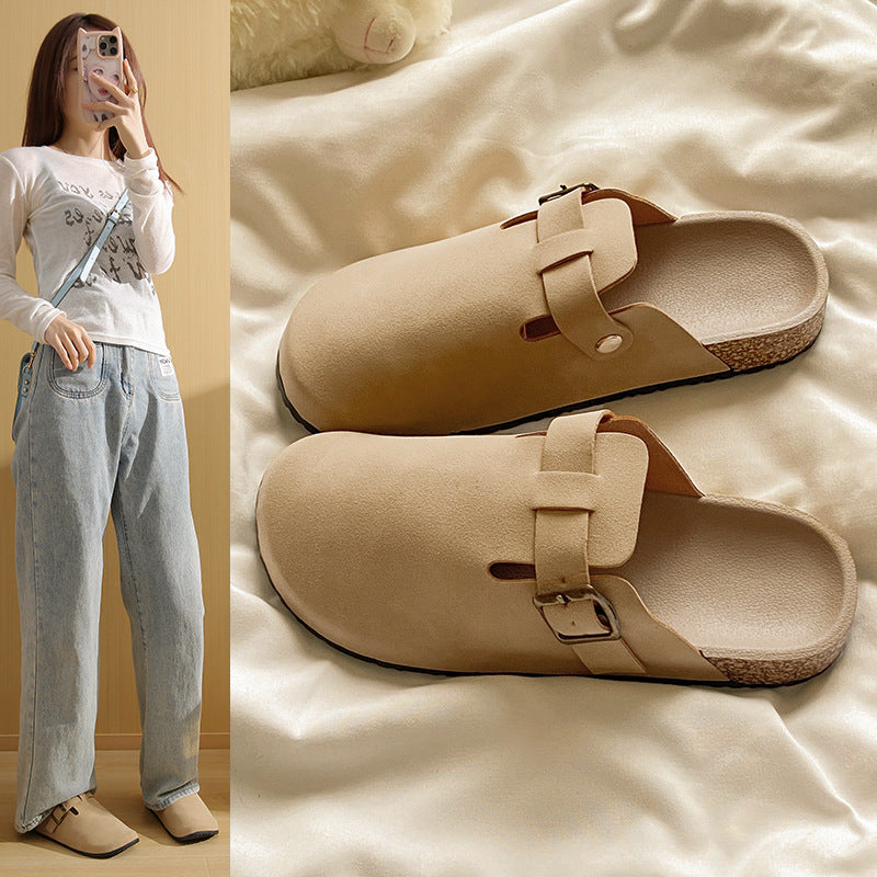 Birkenstock women's new autumn/winter collection: thick-soled, soft-soled, versatile closed-toe mules - slip-on lazy shoes