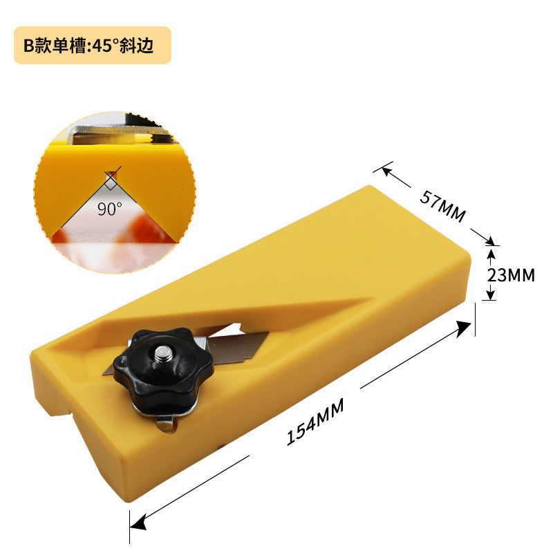Manual woodworking planer Multifunctional sound-absorbing board Plastic board Gypsum board Chamfer Right angle flat angle trimmer Wholesale