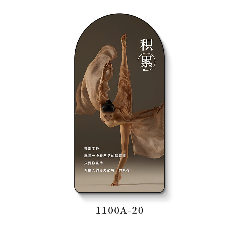 Ballet room wall decoration painting girl dance studio inspirational casual painting art training class institution wall painting