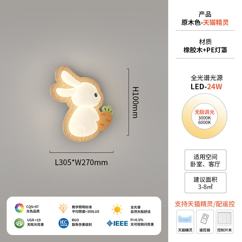 Walnut color star aisle light corridor entrance entrance balcony light full spectrum room rabbit wall light ceiling light