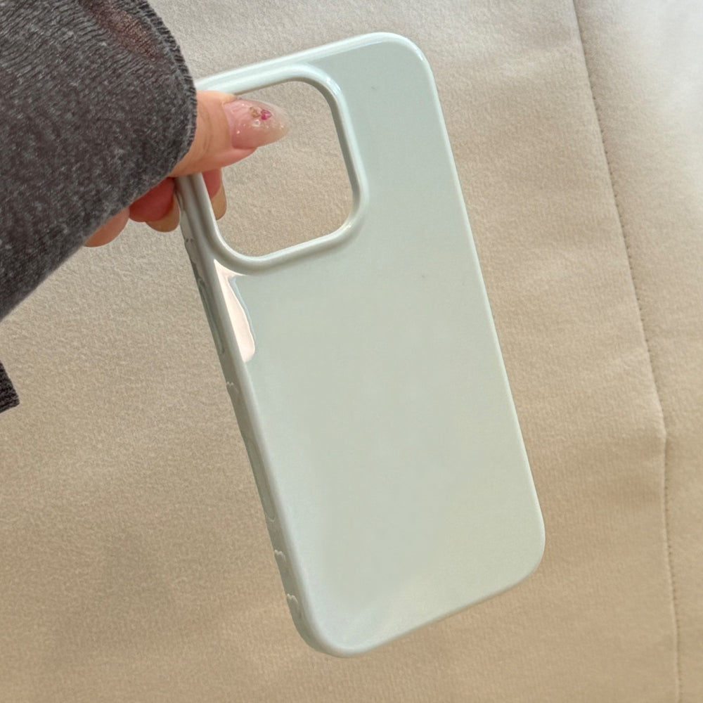 Heart-shaped tpu side phone case for iphone 17 pro, apple 16, full coverage drop protection, lens fully enclosed