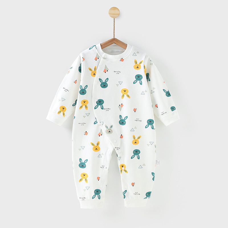 Newborn baby clothes - spring/autumn & winter styles - 100% cotton long sleeve rompers, bodysuits, and sleep suits for newborns