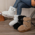 Plus size women's winter snow boots - new  collection: fleece-lined, extra thick, warm cotton shoes with non-slip soles