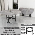 Foldable dining table - round, portable, and space-saving. perfect for home use. new foldable dining table for living rooms and dining areas
