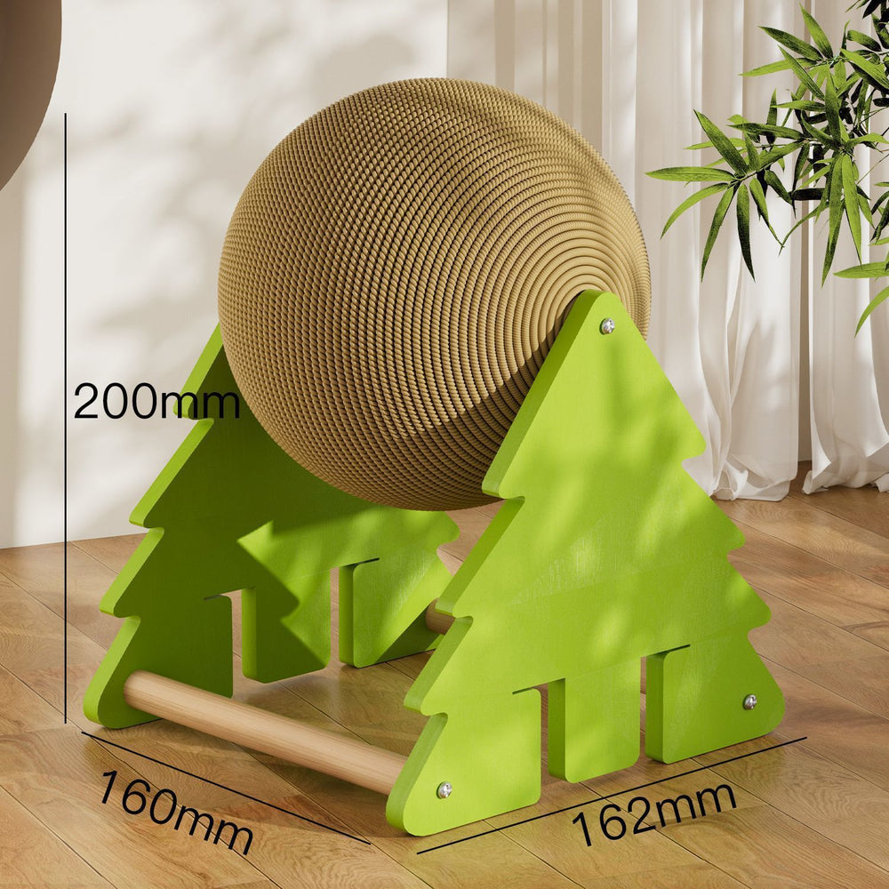 Cat scratching board abrasion resistant cat claw ball cat scratching board vertical sisal ball cat scratching board cat climbing frame all-in-one pet supplies