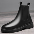 Chelsea boots men's high-top shoes chimney popular cotton shoes autumn winter trendy men's bootsworkwear british style snow boots