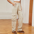European and american cross-border european and american independent station  new american retro elastic waist denim overalls casual pants for women