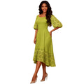African-inspired elegant cutout bubble sleeve dress - off-the-shoulder, slimming a-line party dress with asymmetrical hem