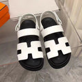hot-selling  summer new sandals for women, plus-size, one-strap hook-and-loop closure, european and american style roman sandals