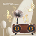 Retro bluetooth speaker, high-fidelity home audio system, bedside bluetooth speaker with stylish design, subwoofer ft4007