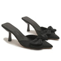 2026 french high heel pointed-toe sandals with bow detail - new summer collection, elegant and unique