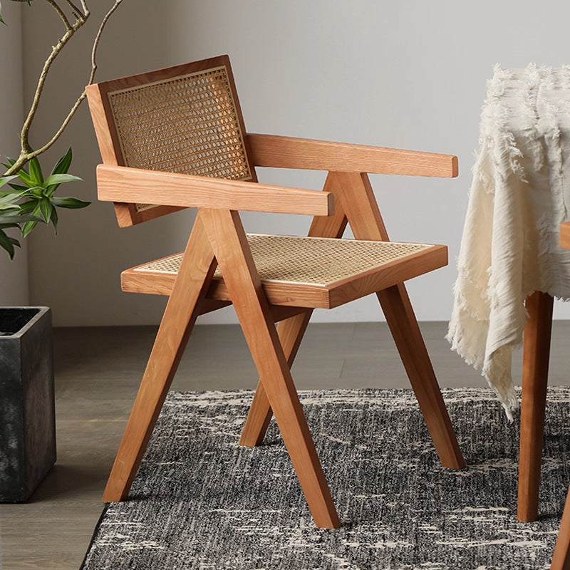 Casual chair recliner white ash solid wood feet living room balcony bedroom for home rest nap lazy small sofa chair