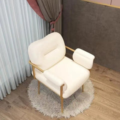 Influencer chair makeup vanity chair desk chair nordic ins light luxury dining chair casual backrest combination dressing chair nail art chair
