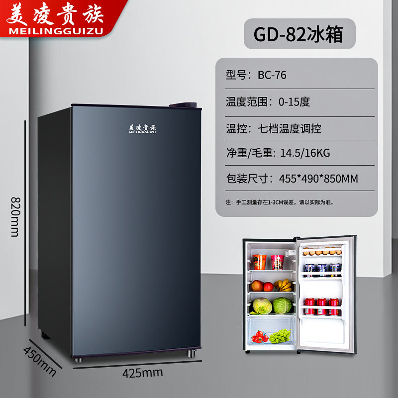 foreign trade single-door refrigerator, small household refrigerator, mini breast milk freezer, hotel small refrigerator, energy saving
