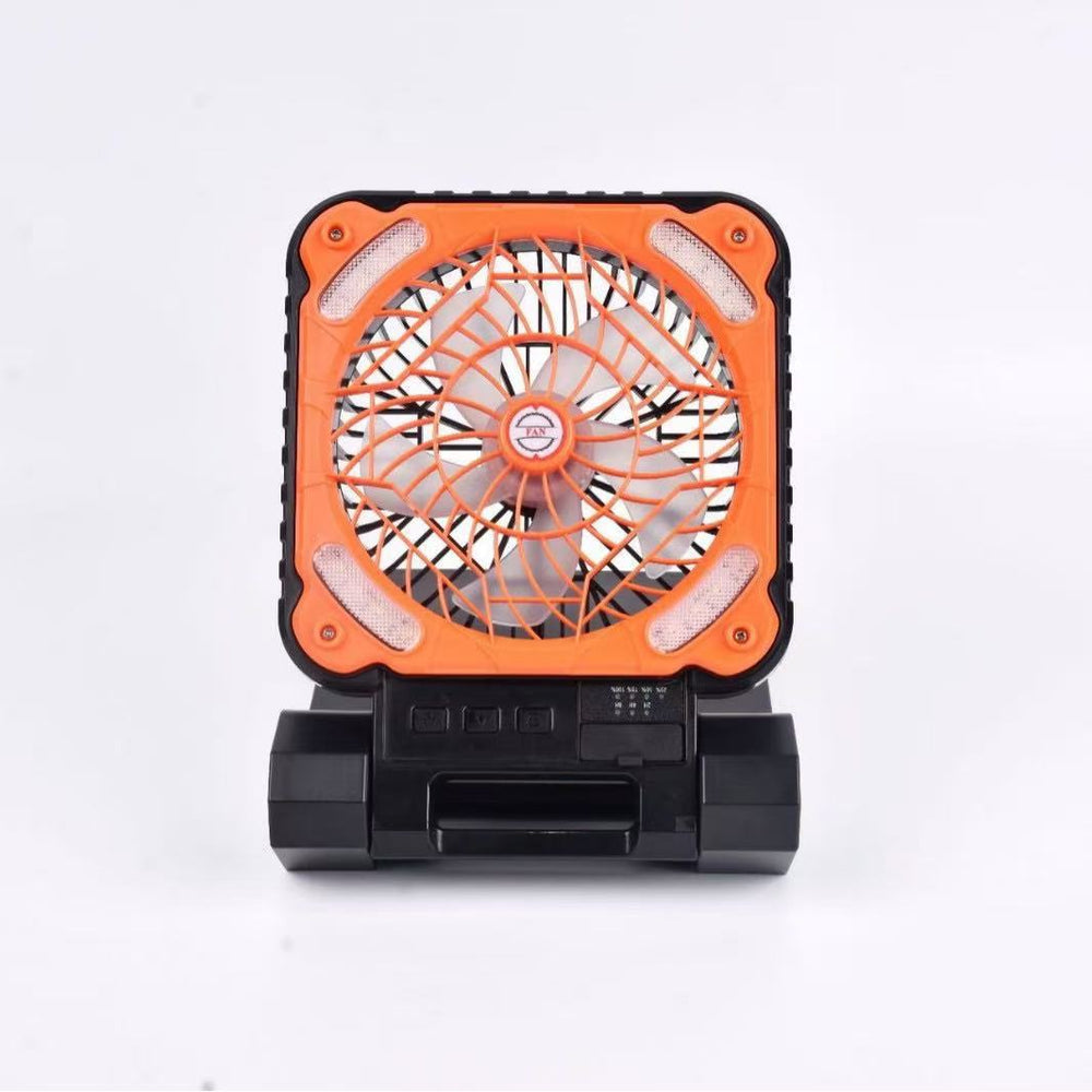 Amazon bestseller: outdoor camping fan light - solar powered portable charging fan for camping and hiking