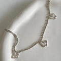 Sweater chain light luxury high-end wholesale european and american cross-border jewelry women's fashion niche butterfly autumn and winter diamond necklace
