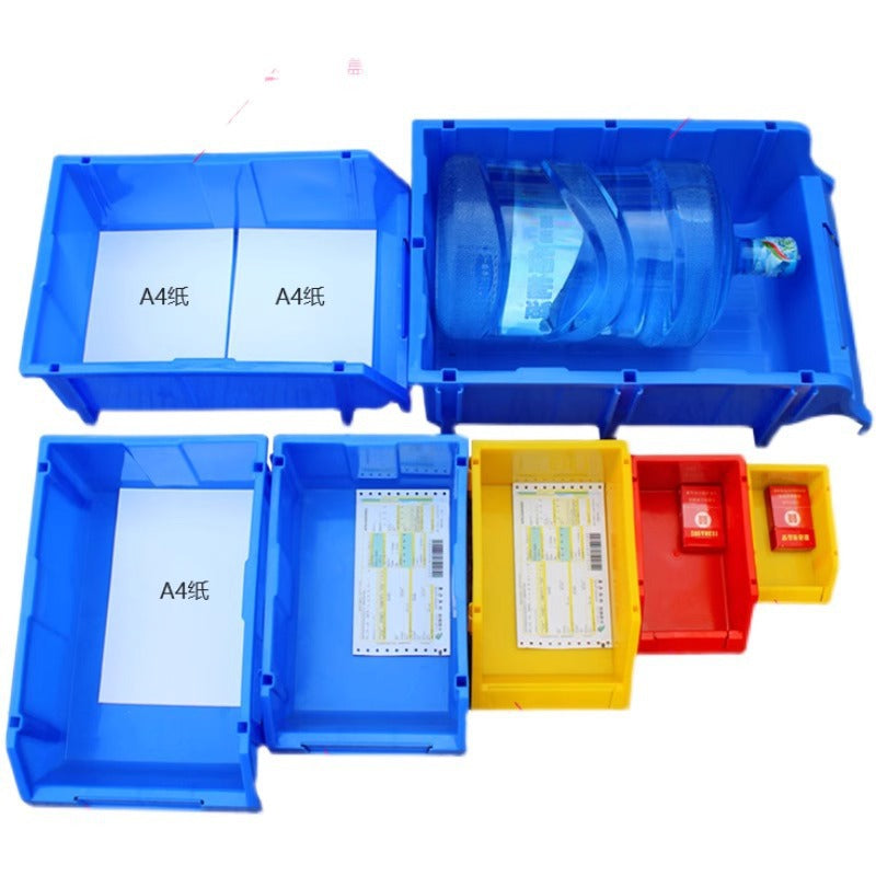 Free shipping oblique combined parts box plastic sorting shelf material box screw tool hardware accessories storage box