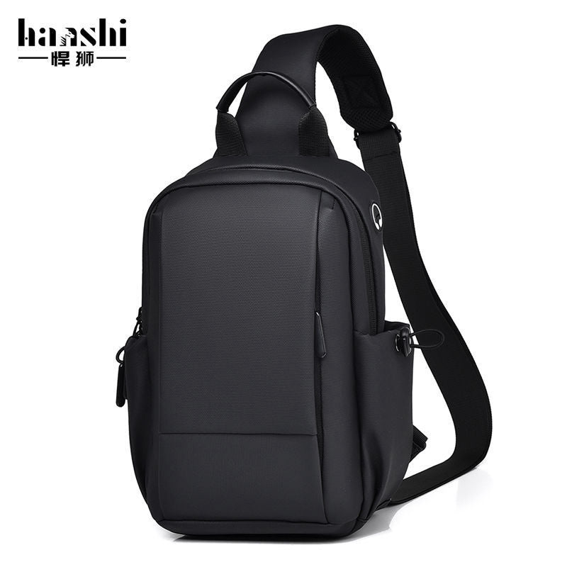 Cross-border fashion men's breast bag leisure travel women's messenger bag trendy high-end commuting shoulder bag lightweight chest bag