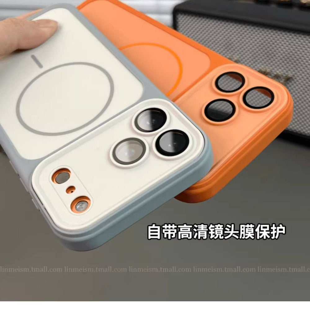 Magnetic suction suitable for iphone17promax mobile phone case apple 16 all-inclusive anti-fall iphone17promax case