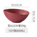 7.8inch bowl - kiln red