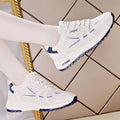 plus size white sneakers women's breathable running forrest gump shoes 2025 spring and autumn new versatile ultra-light casual sports shoes