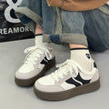 Vintage-inspired, niche white skate shoes with an "instagrammable" aesthetic. new for spring 2026, these versatile white sneakers are the perfect casual footwear