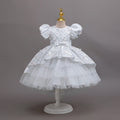 Ready-to-ship new sequin kids' gown with train, princess dress for flower girls, birthday party dress, girl's dress