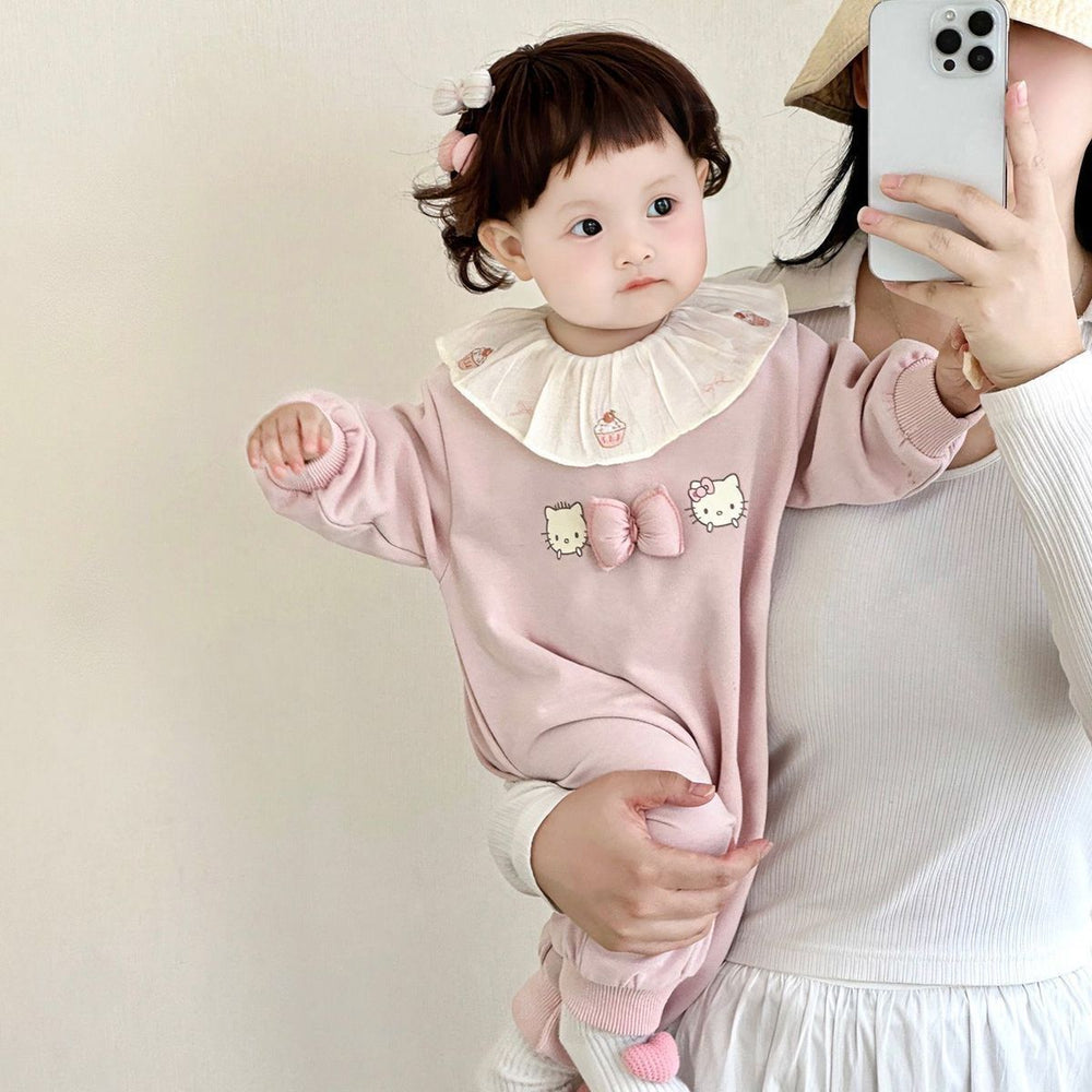 Spring & fall stylelong sleeves jumpsuit baby baby autum clothes monthly age early autum outing clothes autum clothes infant khaki