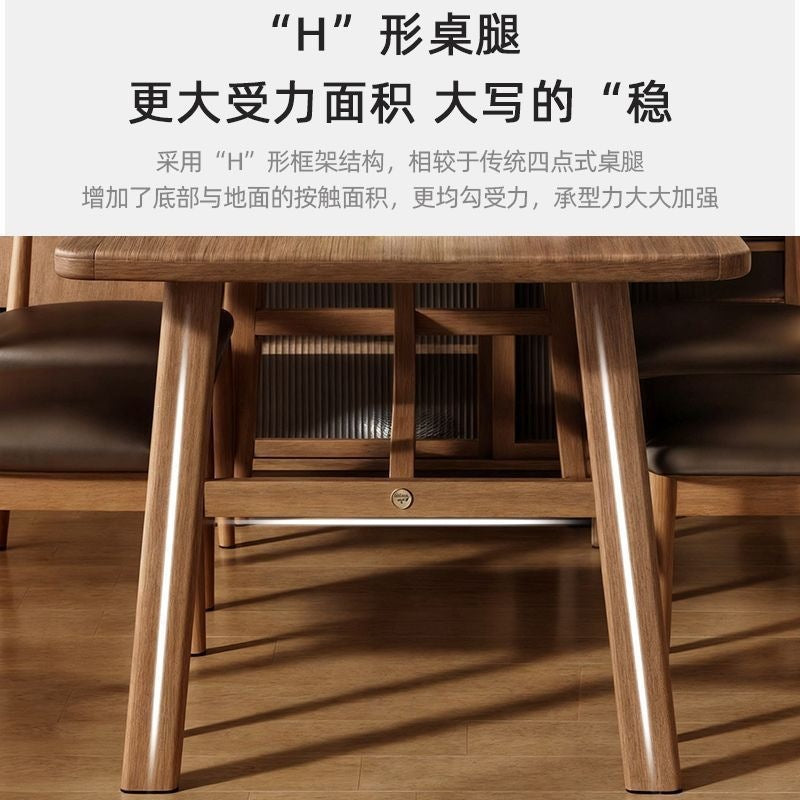 Dining table for homesmall apartment modern rectangular dining commercial noodle shop table and chair scandinavian rental room dining table