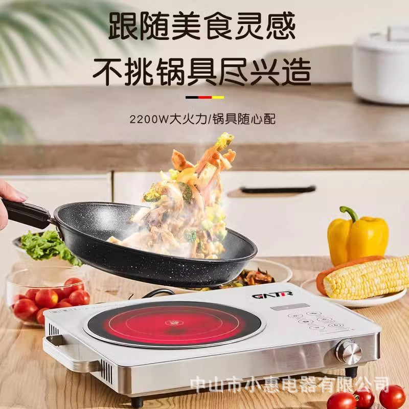 Electric ceramic stove, household induction cooker, infrared light wave stove, hot pot, stir-fry, tea stove, electric tea stove, gift, cross-border trade