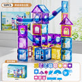 Upgraded thickened strong magnetic 50-piece set [ball bearing slide] diamond-cut colored window
