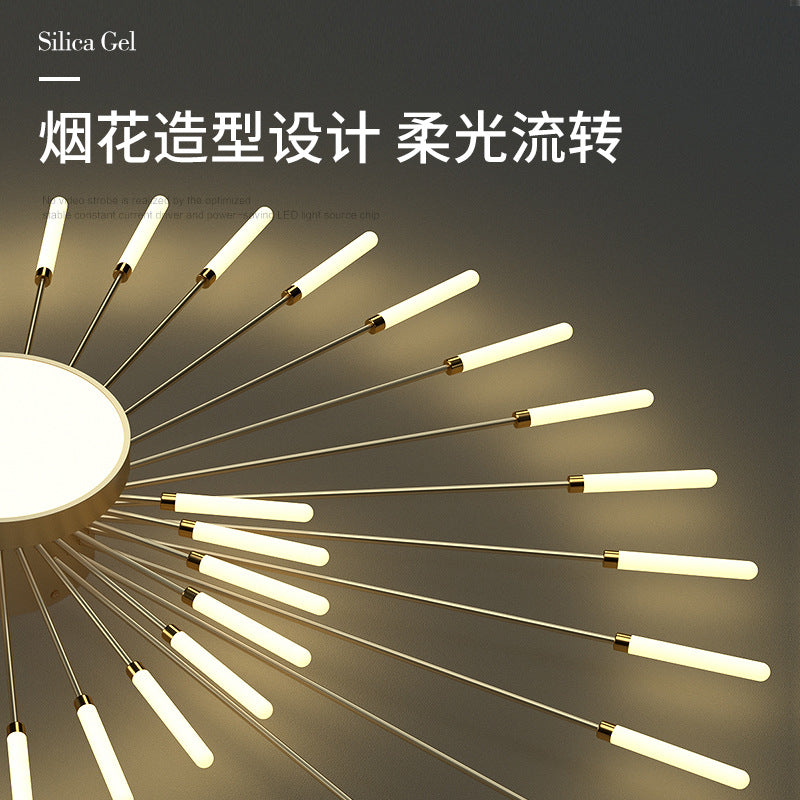 Home chandelier Modern simple LED lamps Lighting bedroom new fireworks led ceiling lamp Living room custom chandelier