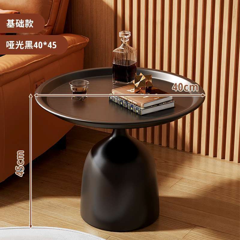 Coffee table living room for home creative sofa side table accessible luxurysense of design iron small apartment round table bedside table replacement
